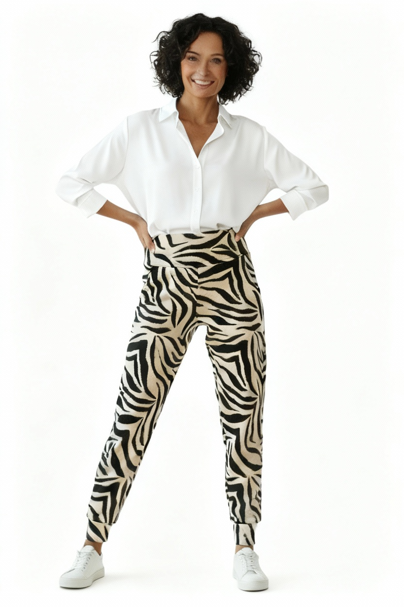 Nude Zebra Jogger